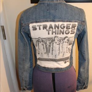 Stranger Things on Love Culture Jean Jacket